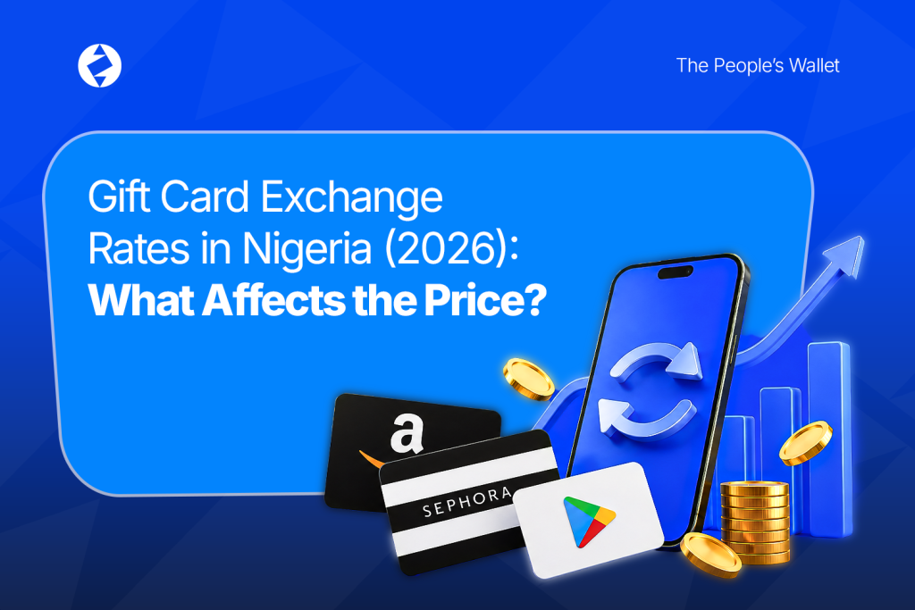 gift card exchange rates in Nigeria on a smartphone before selling an Apple Gift Card.