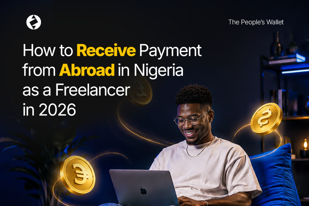 Nigerian freelancer receiving payment from an international client through a cross-border payment platform